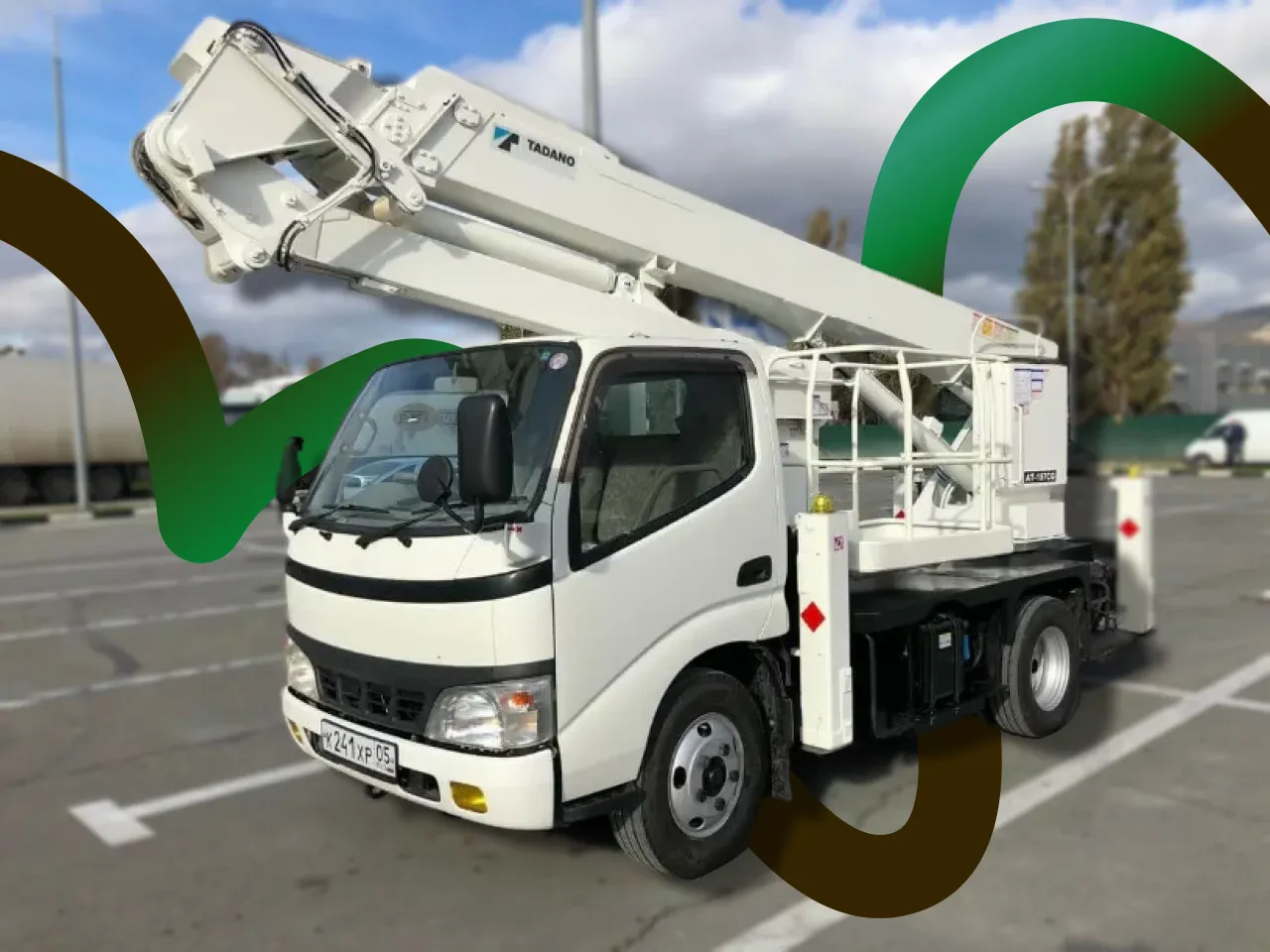 Автовышка Tadano с рабочей высотой 24 метра